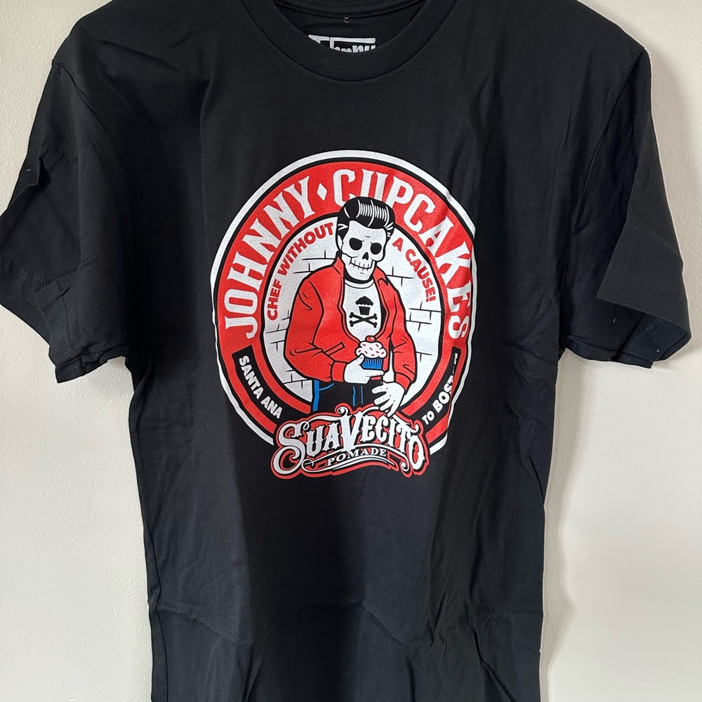 Johnny Cupcakes Black Graphic Tee